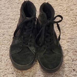 Black High-Top Sneakers